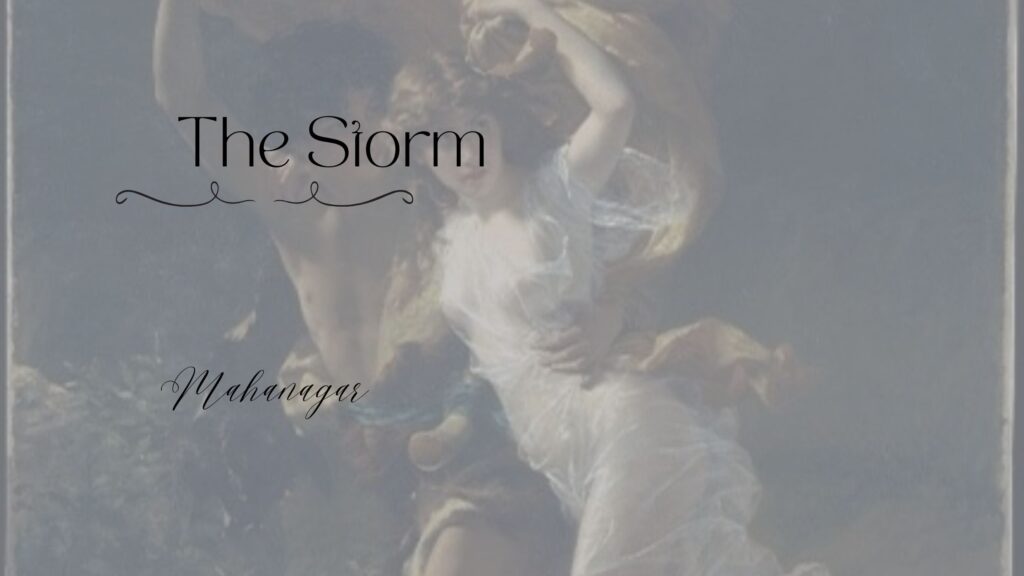 The storm poetry mahanagar shamik ghosh